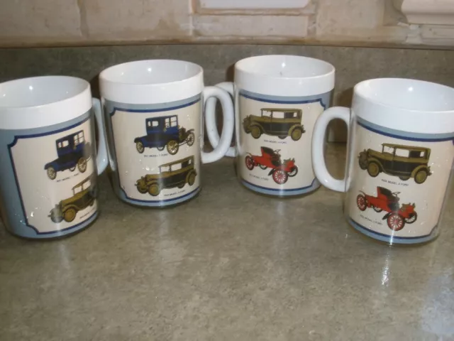 Vintage Thermo Serv Automobile Car Insulated Coffee Mug Ford Jordan  Plymouth Cup