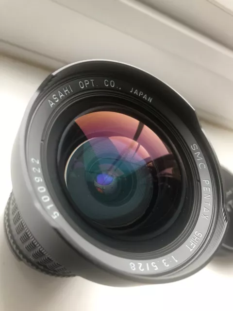 SMC PENTAX 28MM F3.5 Shift Lens Excellent Condition £495.00 ...
