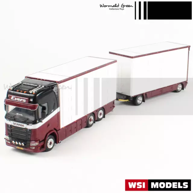 Wsi Models 02-2629 Evers Transport Scania 500S Highline Livestock Drawbar