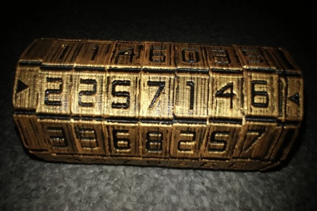 Cryptex Puzzle (Da Vinci Code) -BLACK COLOR-! – Puzzle Box World - Foto 8