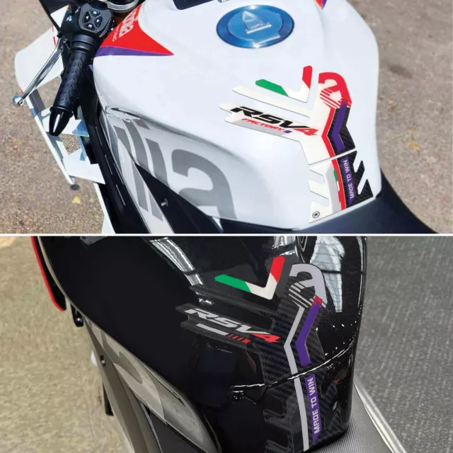 Paraserbatoio 3D protezione moto compatibile con Aprilia RSV4 Factory 2023