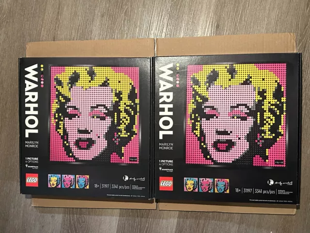 LEGO Art: Andy Warhol's Marilyn Monroe (31197) Set of 2