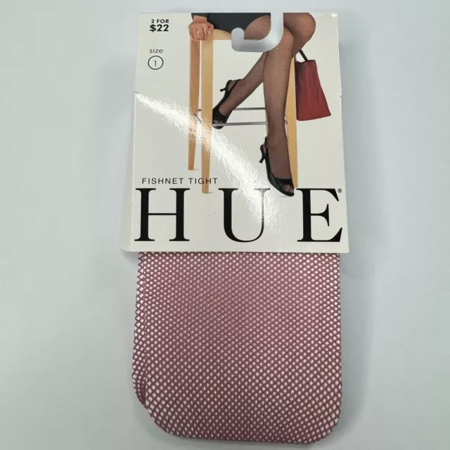 HUE Fishnet Tights Cherry Blossom Size 1 U5823 100-150 Lbs New