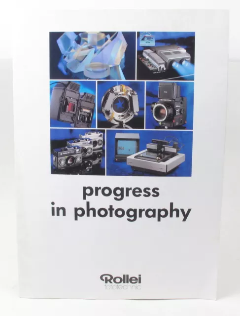 RARE Rollei Fototechnic Progress in Photography Sales Brochure 1995 - 8-1/2 x 11