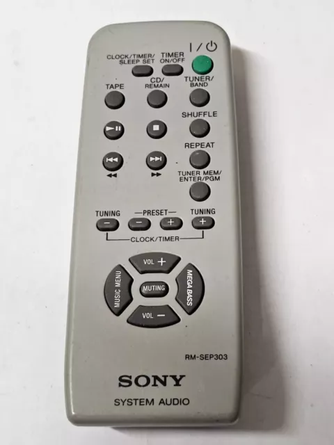 Genuine Sony RM-SEP303 Micro Hi-Fi System Remote For CMT-EP303 HCD-EP303