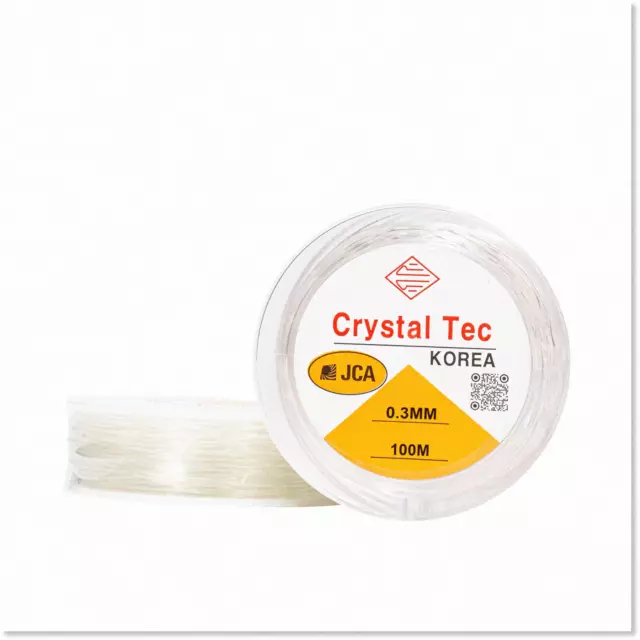 Strong and Stretchy 100M Clear TPU Cord for Jewelry Making - Premium Quality Ela