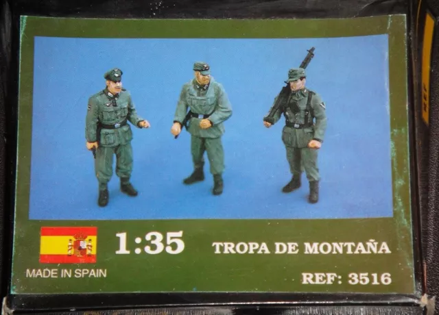 1/35 NIMIX GERMAN WWII Wehrmacht mountain troops resin figures (3) HTF ...