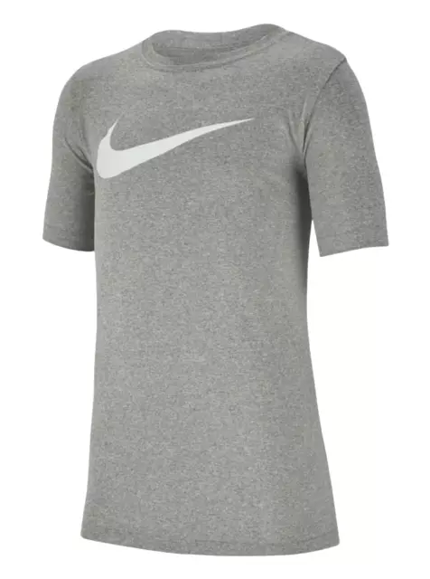 NIKE - Tee-shirt col rond - gris