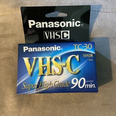 Casete de video Panasonic SHG TC-30 90 m VHS-C eventos especiales