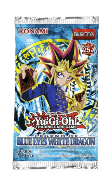 Yu-Gi-Oh! - Legend of Blue Eyes White Dragon (9 card booster pack) NEW & SEALED