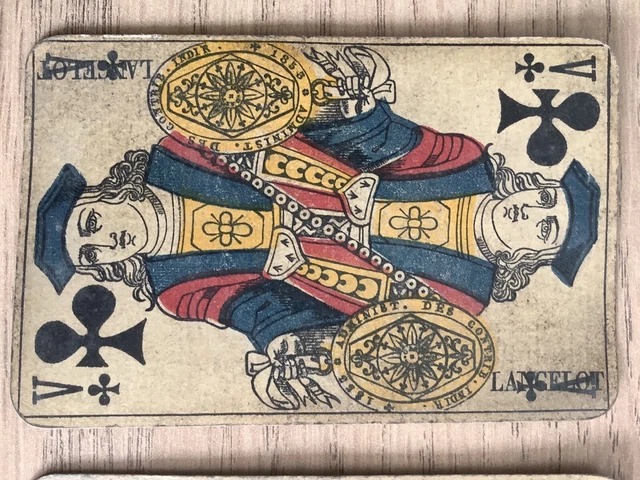 ANCIEN JEU CARTES decret 1890 GALV HULOT GATTEAU CONTRIB INDIR 1853 sans index 6 EUR 9,00