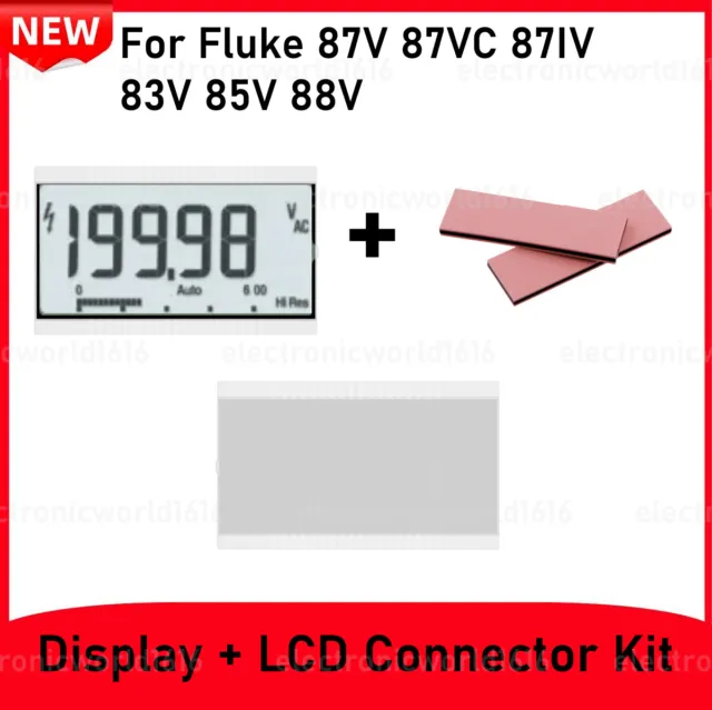 Per Fluke 87V 87VC 87IV 83V 85V 88V multimetri digitali parti di ricambio schermo LCD