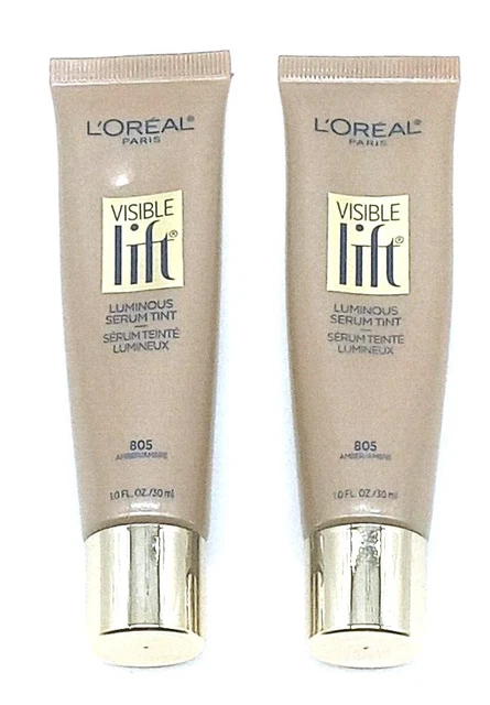 Loreal Visible Lift Luminous Serum Tint  #805 Amber 2X New
