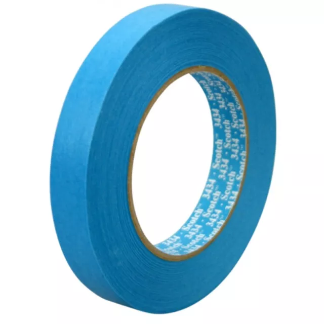 3M Scotch Tape 3434 blaues Polierband Abklebeband zur Lackaufbereitung 24mm/50m