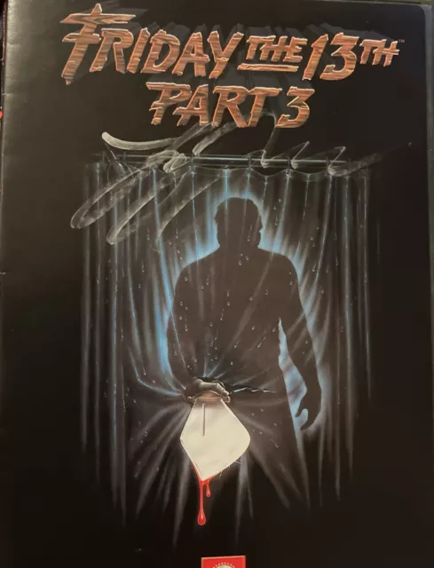 Friday The 13th Part 3 DVD SIGNED Shelly Finkelstein Signed  Larry Zerner Auto