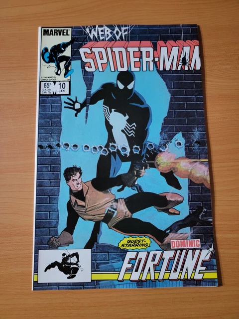 Web of Spider-Man #10 Direct Market Edition ~ NEAR MINT NM ~ 1986 Marvel Comics