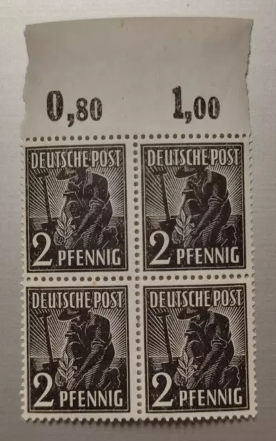 Alliierte Besetzung Freimarken 01.03.1947 Mi.-Nr. 943  VB OR  202310141888 PLF