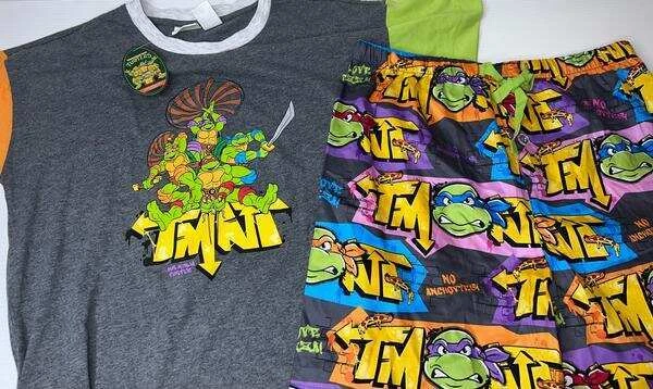 New With Tags Peter Alexander Teenage Mutant Ninja Turtles Set Size 14