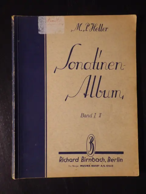 M.P.HELLER - SONATINEN-ALBUM - BAND 1 - Notenbuch für Klavier