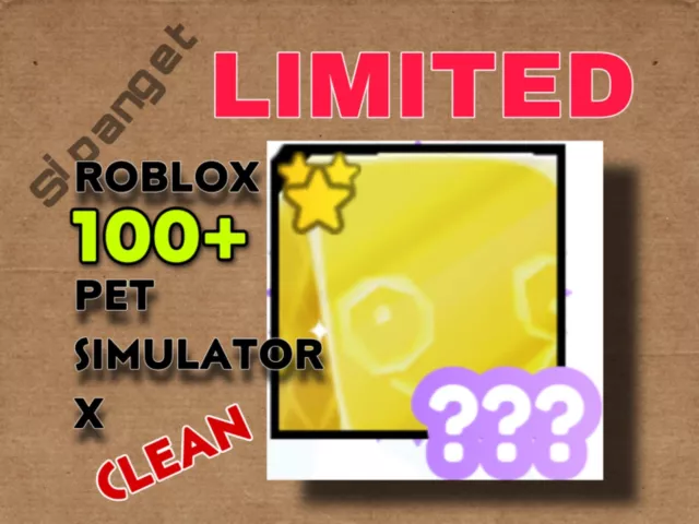 NEW! Exclusive Golden Huge Hell Rock GHHR Pet Sim Simulator X PSX Roblox  Game