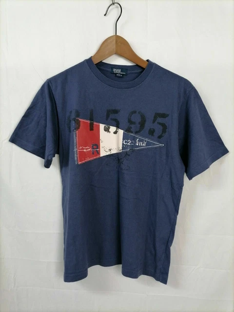 POLO RALPH LAUREN Maglia Maniche Corte in COTONE T-Shirt Tg 12-14 ANNI BAMBINO