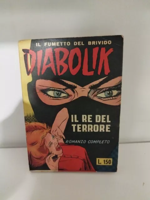 Fumetto Diabolik N.1 -Il Re Del Terrore -  Ristampa 1964 Astorina Sodip Perfetto