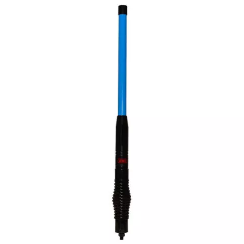 GME AE4704BB 2.1dBi UHF Antenna - Blue / Black 58cm in height total Blue whip