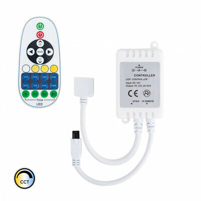Contrôleur Ruban LED CCT Selectionnable 12V DC avec Télécommande IR