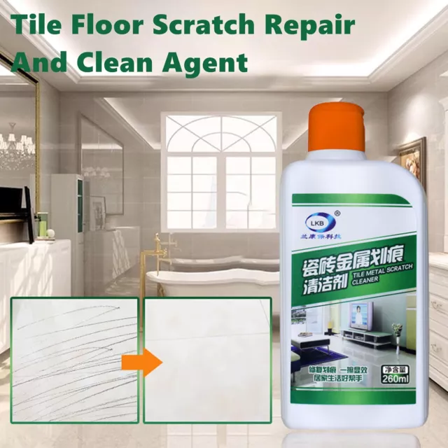 Tile Floor Scratch Repair and Clean Agent, Multi- Scratch Remove Purpose Cleaner