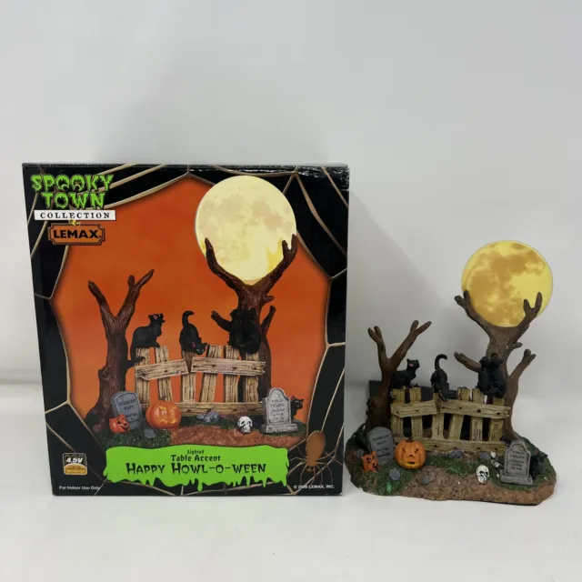 Lemax 94969 NEW HAPPY HOWL-O-WEEN Spooky Town Retired