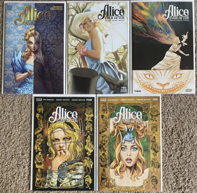Alice Ever After #1-5 Boom Studios! Comic Book Full Series Wonderland Panosian