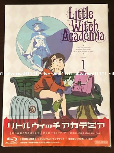 Little Witch Academia Vol.1 First Limited Edition Blu-ray Making Book Card Japan