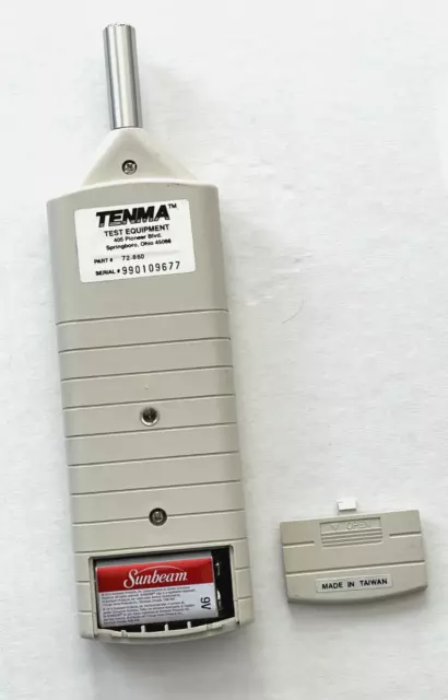 TENMA 72-860 Sound Level Meter 3