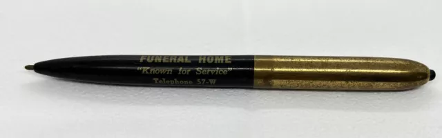 New London WI Wisconsin KIRCHER FUNERAL HOME Advertising Pen Waupaca Outagamie