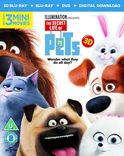 THE SECRET LIFE Of Pets (Blu-ray 3D + Blu-ray + DVD) New Sealed Free UK P&P. EUR 6,30 - PicClick IT THE SECRET LIFE Of Pets (Blu-ray 3D + Blu-ray + DVD) New Sealed Free UK P&P. EUR 6,30 - PicClick IT