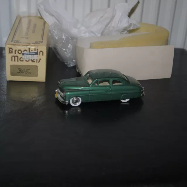 BROOKLIN models 1:43 BRK 15  005b 1949 MERCURY coupe green metallic