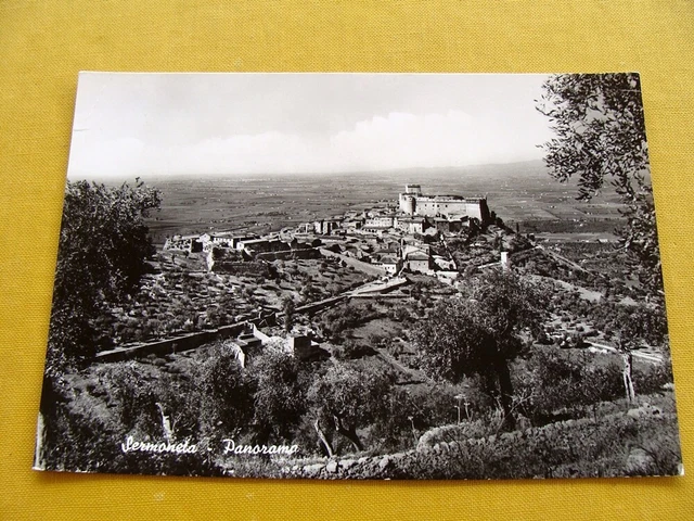 (FG.A35) Panorama di SERMONETA (ediz. Catone Solidea in Sciotti, Foto Mario)
