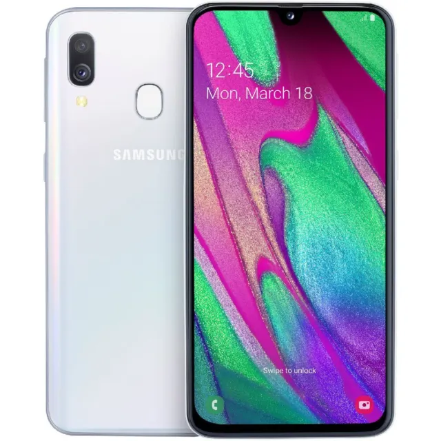 Samsung Galaxy A40 64GB LTE Weiß SM-A405F Dualsim *Neuware Bulk*