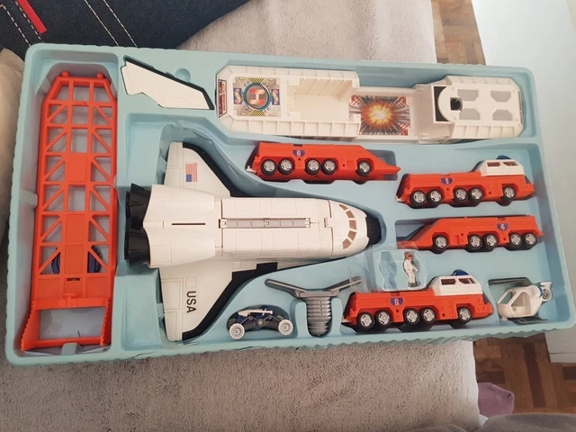 Matchbox Mega Rig Camion Navette Transformable En Boite Complet Jouet Vintage