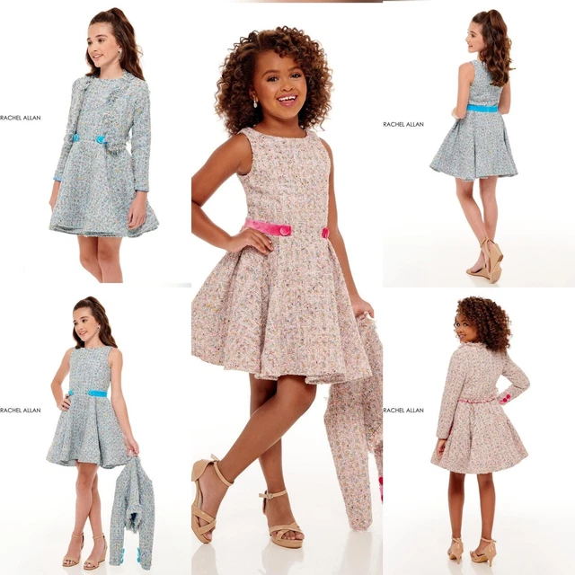 Rachael Allen Girls Pageant interview Wear Size 10 Brand New Blue