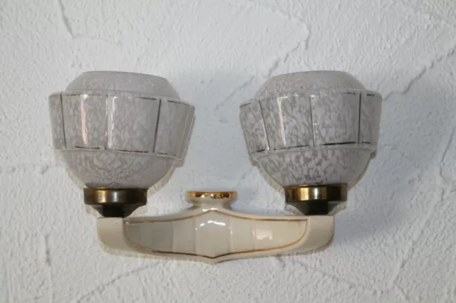 Art Deco Wandlampe Wandleuchte antik alt 20er 30er Altbau Villa Clichy Paris