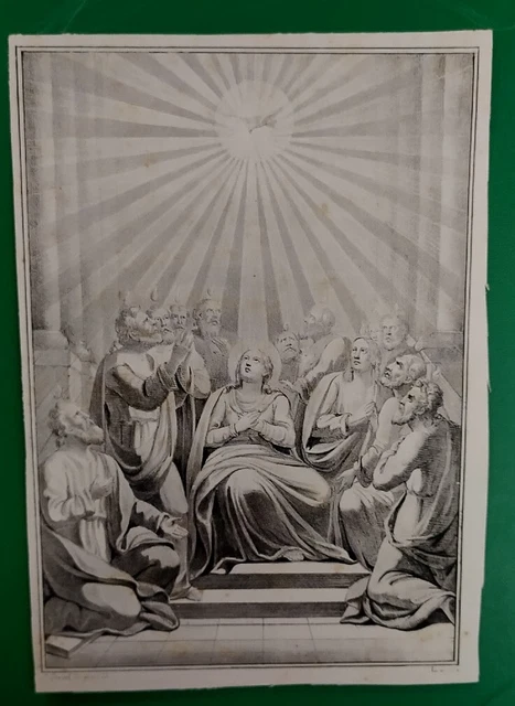 17OO circa-RARA PENTECOSTE-Incisione