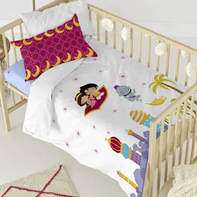Housse de couette + taie d'oreiller Aladin 100% coton