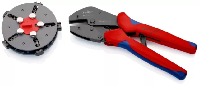 Knipex 97 33 02 Multicrimp Outil de Sertissage Avec Dos Avec Mehrkomponenten-Hü