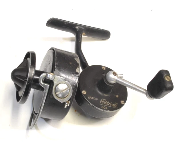 Pêche Carpe Moulinet De Pêche Garcia Mitchell 409 - Occasion Fabriqué En France - Fonctionnel Avec Marques D'Usage Moulinet Peche Vintage France