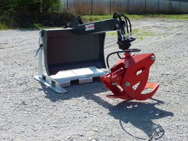Holzrückezange Holzzange Ausleger mit Holzgreifer und Rotator für EURO-WS