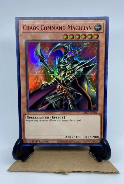 Yu-Gi-Oh! TCG 🔴 Chaos Command Magician LDS3-EN083 RED Ultra Rare 1st Edition