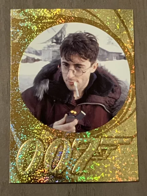 Alan Cumming As Boris. James Bond 007 GOLD SPARKLE SP Parallel Card. Goldeneye