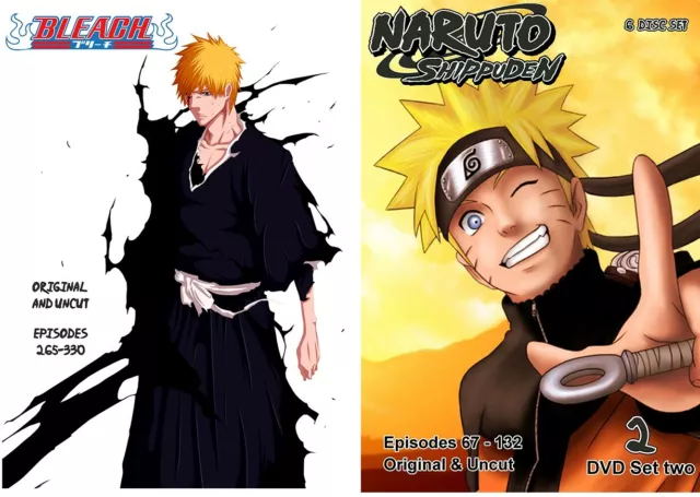 DVD Bleach Episode 1 - 366 + Movie Complete Series English Dubbed