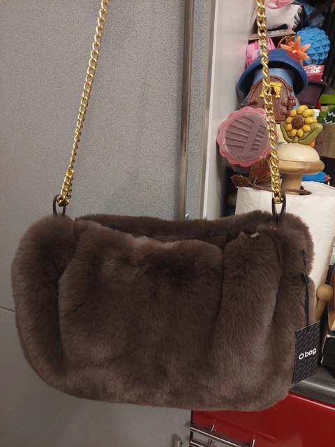 O BAG BORSA Borsa Grande Con Rivestimento In Pelliccia EUR 45 00 PicClick IT